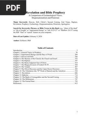 Revelation and Bible Prophecy