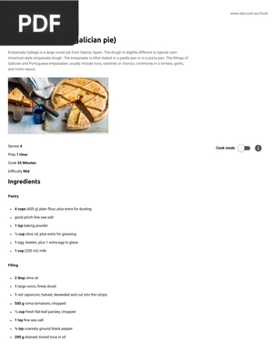 Empanada gallega (Galician Pie)