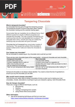 Tempering Chocolate