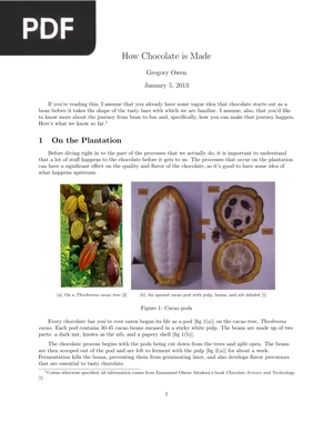 How Chocolate is Made