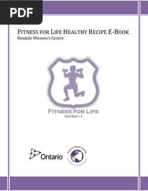 Fitness for life healthy Recipe E-book