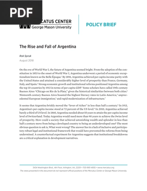 The Rise and Fall of Argentina