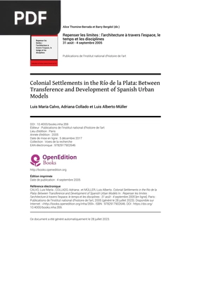 Colonial Settlements in the Río de la Plata