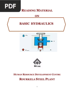 Reading Material on Basic Hydraulics