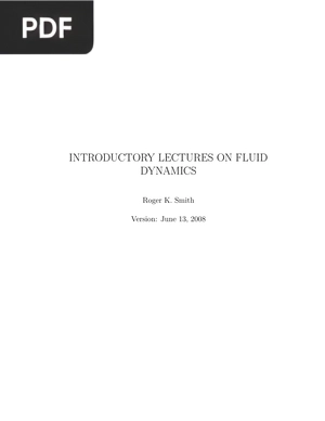 Introductory lectures on fluid dynamics