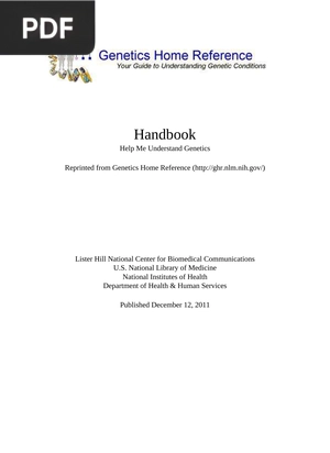 Handbook. Help Me Understand Genetics