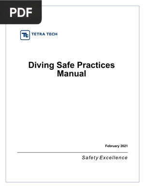 Diving Safe Practices Manual