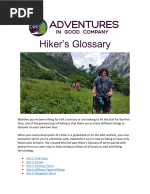 Hiker’s Glossary