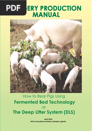 Piggery production manual