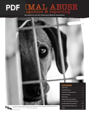Animal Abuse, recognition & reporting
