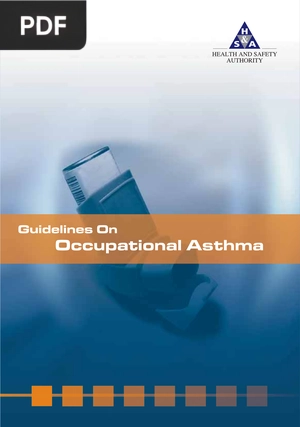 Guidelines On Occupational Asthma