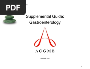 Supplemental Guide: Gastroenterology