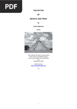 The Myhts of Mexico and Peru