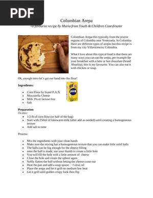 Columbian Arepa