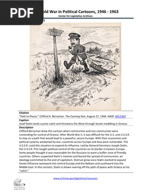 The Cold War in Political Cartoons, 1946-1963