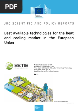 Best available technologies for the heat and cooling market in the European Union