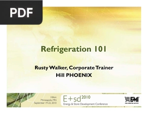 Refrigeration 101 (Presentation)