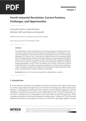 Fourth Industrial Revolution: Current Practices, Challenges, and Opportunities