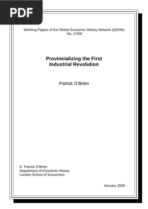 Provincializing the First  Industrial Revolution