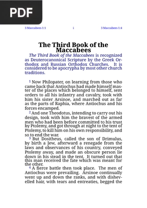 3 Maccabees