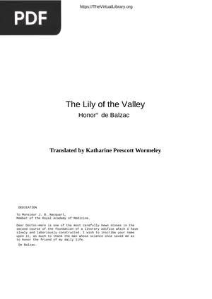 The Lily of the Valley