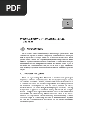 Introduction to American Legal System