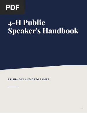 4-H Public Speaker's Handbook