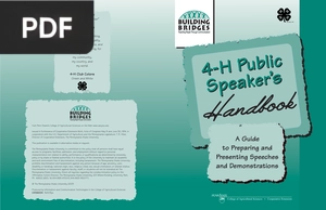 4-H Public Speaker's Handbook