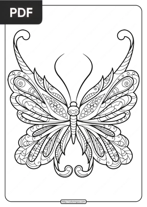 Butterfly mandala