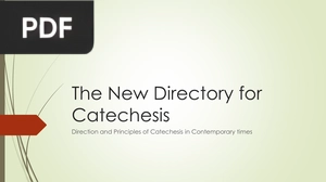 The New Directory for Catechesis