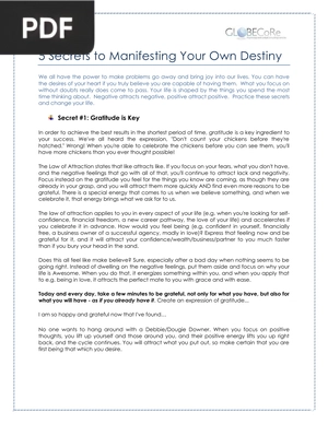 5 Secrets to Manifesting Your Own Destiny