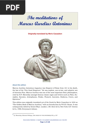 The meditations of Marcus Aurelius Antoninus