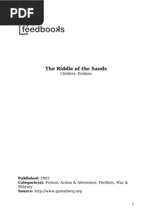 The Riddle of the Sands