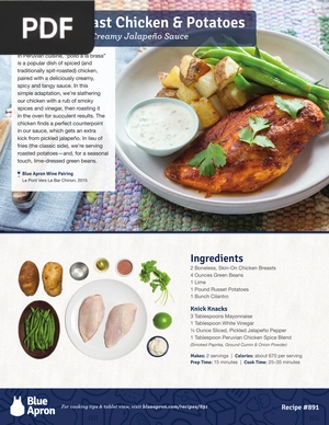 Peruvian Roast Chicken & Potatoes