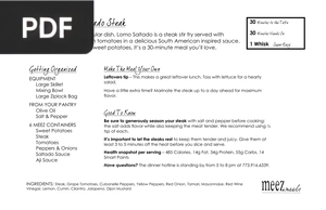 Peruvian Lomo Saltado Steak