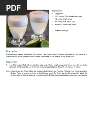 Pisco Sour