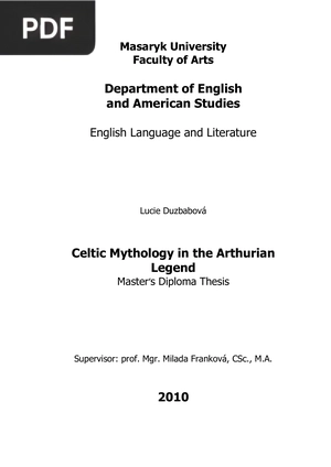 Celtic Mythology in the Arthurian Legend