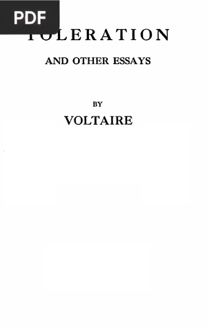 Toleration and Other Essays