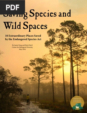 Saving Species and Wild Places