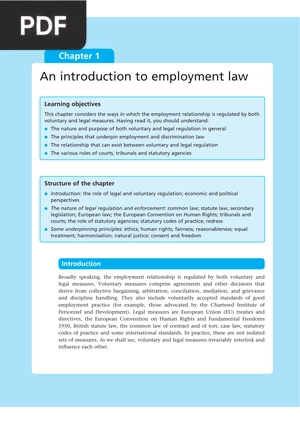An Introduction to Employment Law