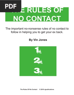 The Rules of no Contact