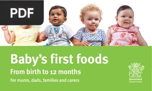 Baby's first foods flipchart (Presentation)