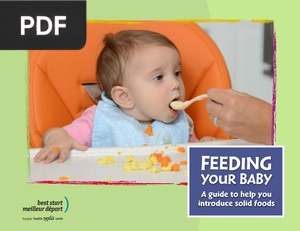 Feeding Your Baby 6 months to 1 year