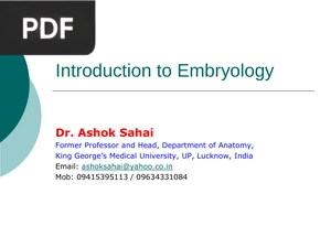 General Embryology (Presentation)