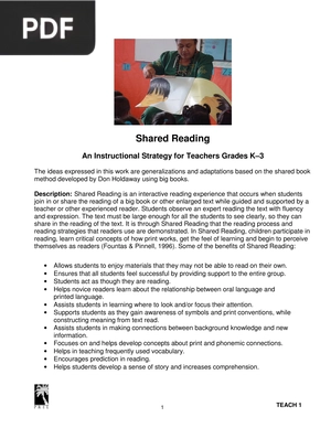 Shared Reading (Article)