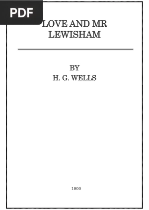 Love and Mr Lewisham