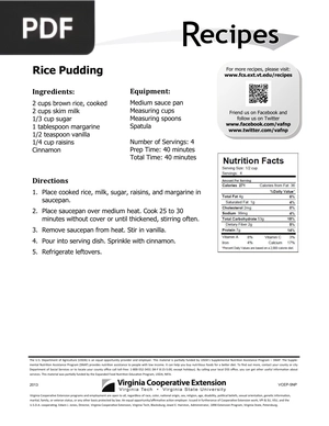 Rice Pudding