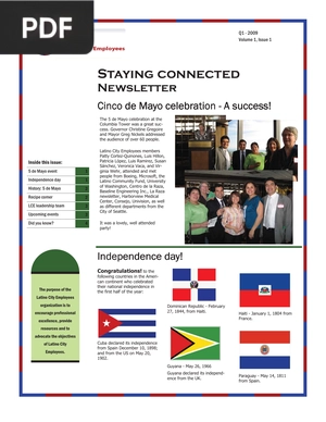 Staying Connected Newsletter - Pastel de Choclo