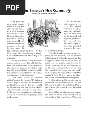 The Emperors New Clothes