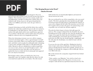 The Sleeping Beauty in the Wood